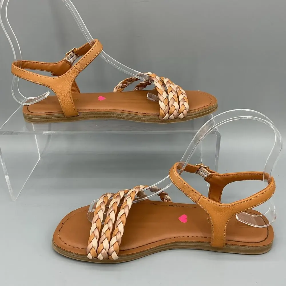 Steve Madden Girl’s Georjia Sandals Brown Size 3